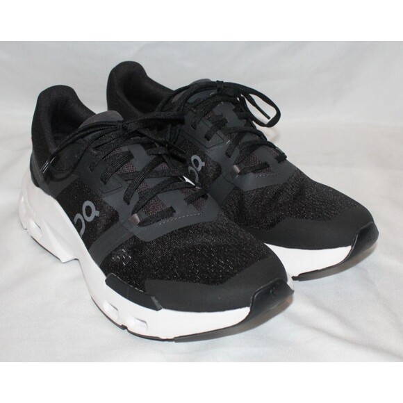 NEW ON CLOUD WOMEN'S CLOUDPULSE RUNNING ATHLETIC SNEAKERS SZ 11 BLACK WHITE - Picture 2 of 7